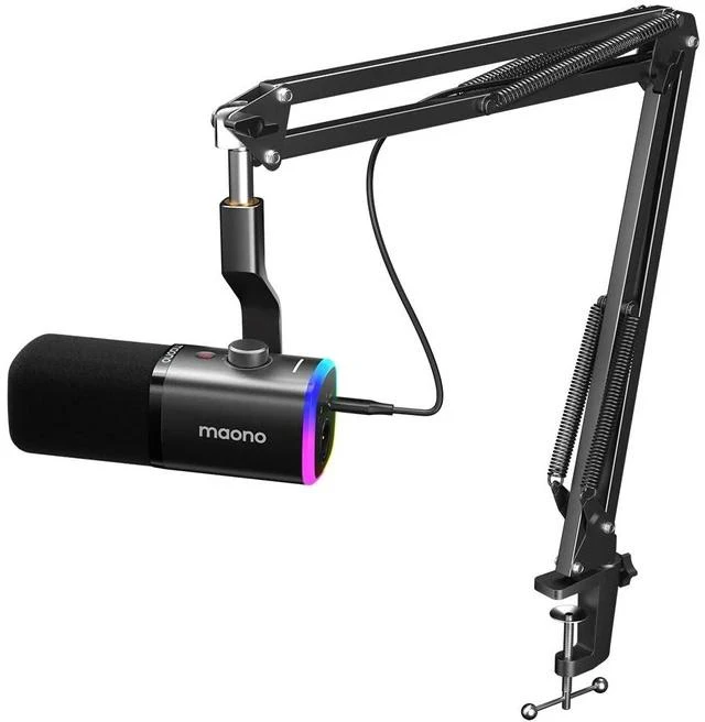 Main image of XLR/USB Gaming Microphone for PC, Dynamic Computer Mic for Streaming Podcasting, Noise Reduction, Mu