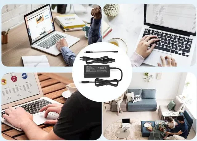 Alt view image 6 of 6 - 65W/45W Laptop Charger Fit for Inspiron 15 3000 5000 7000 3511 3535 3530 3520 3521 3525 5620 5625 3552 5420 5425 5579 Latitude 3310 3420 3540 Vostro 3425 3520 5630 AC Power Supply Adapter Cord