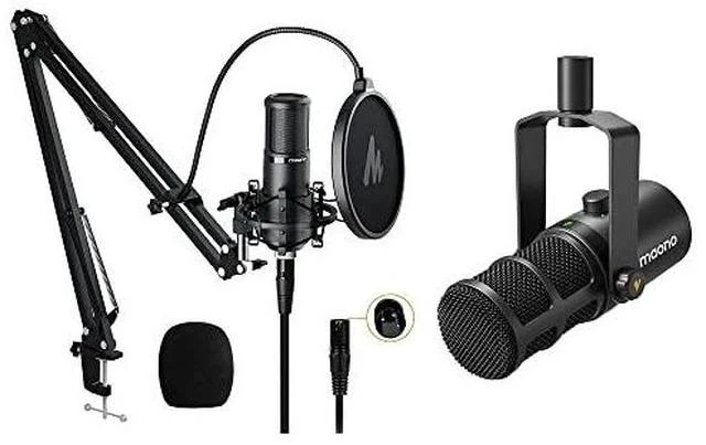 Main image of PM320S XLR Microphone with PD400X Dynamic Microphone Bundle for Podcast, Studio, Streaming, Recordin