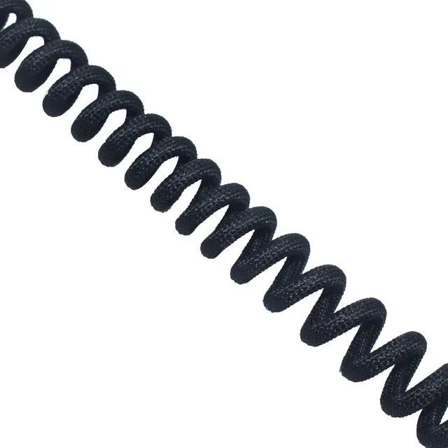 Alt view image 5 of 6 - Coiled Mini XLR to 3.5mm Headphone Cable, Female MiniXLR to 1/4 TRS Plug Replacement Cable with 1/8" to 6.35mm Adapter - Compatible with AKG, Nickel Plated,13 Feet(4m)