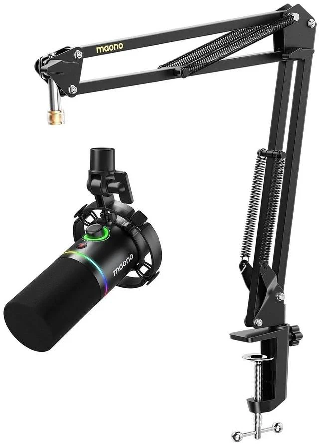 Main image of XLR/USB Dynamic Microphone Kit, RGB Gaming Mic Bundle for Podcast Studio Streaming Recording Vocal P