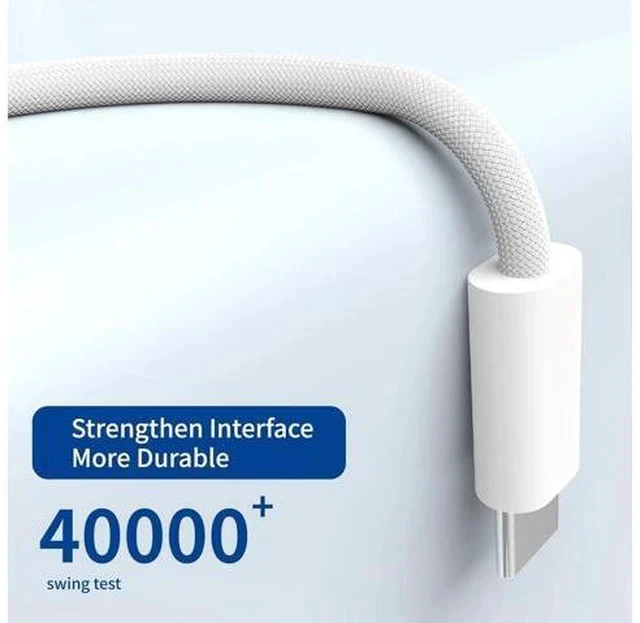 Alt view image 4 of 6 - 140W USB-C to Magnetic 3 Cable 6.6FT/2M Compatible with Magsafe Charging Cable for MacBook Air 2024 M3 13 15 Air 2022/2023 M2 Pro 2023 M2 Pro & Max 14 16 Pro 2021 M1 & Max 14 16 White