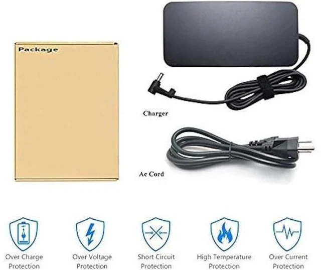 Alt view image 6 of 7 - 150W Laptop Adapter 19.5V 7.7A A17-150P1A AC Adapter for Asus Laptop Charger 5.5x2.5mm(not 4.5x3.0mm)