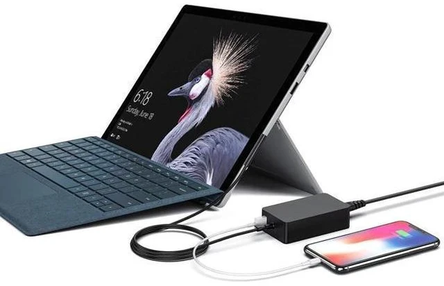 Alt view image 6 of 7 - Surface Laptop Pro Charger 65W 44W 36W 24W Compatible with Surface Pro 3/4/5/6/7/8/9/X Laptop 1/2/3/4 Go 1/2/3 Book 1/2/3 Power Supply Adapter