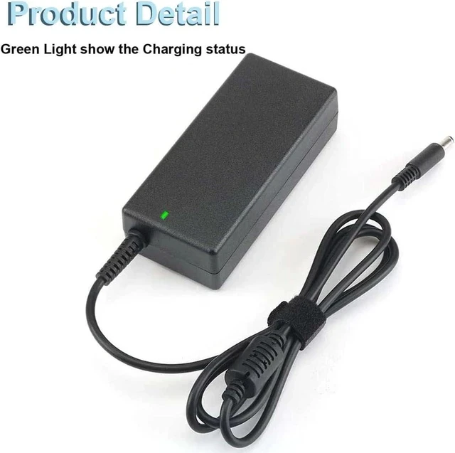Alt view image 2 of 6 - 65W/45W Laptop Charger Fit for Inspiron 15 3000 5000 7000 3511 3535 3530 3520 3521 3525 5620 5625 3552 5420 5425 5579 Latitude 3310 3420 3540 Vostro 3425 3520 5630 AC Power Supply Adapter Cord