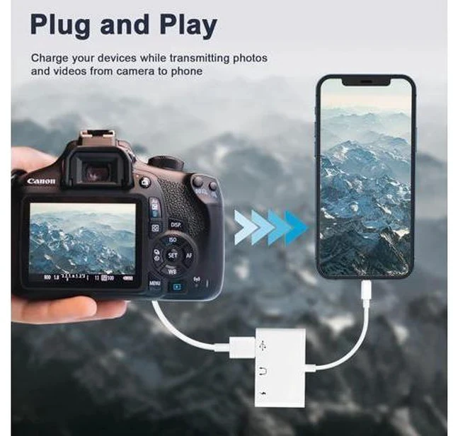 Alt view image 5 of 7 - USB C to 3.5mm Jack Headphone Adapter with Charger OTG Cable Adapter Type C to Aux Audio Earphones Splitter for Galaxy S22 Ultra S21 S20 i-Pad Pro Air Pixel 4 Laptops