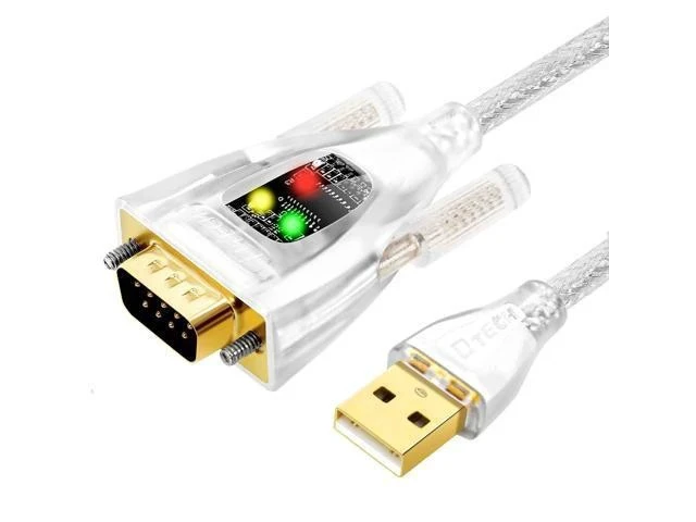 Alt view image 6 of 7 - DTECH USB to Serial RS-232 Adapter Features FTDI Chip DB9 9 Pin RS232 to USB Cable 3ft FT231 Chipset Support Windows 11 10 8 7 XP Mac OS Linux Data Lights Detect