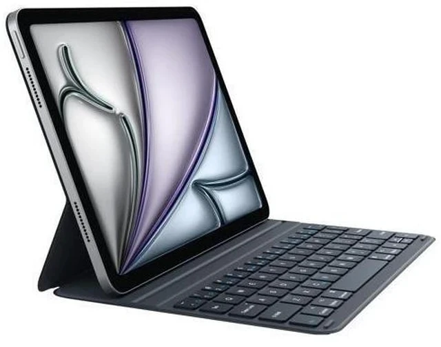 Alt view image 6 of 7 - CHESONA for iPad Air 11 inch Case with Keyboard, Ultra-Thin & Lightweight, Detachable Magnetic Keyboard Case for iPad Pro 11 (4/3/2/1) & iPad Air 5/4 10.9, 868H Lasting Folio Air 11 M2 Keyboard, Grey