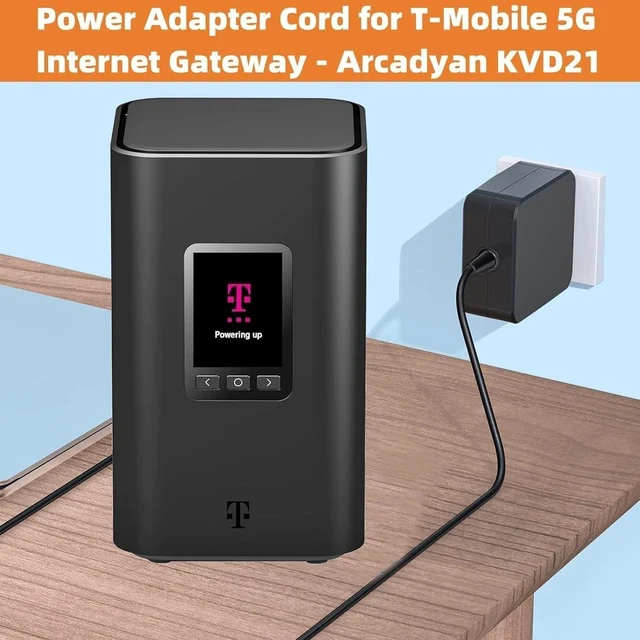 Alt view image 2 of 7 - Power Adapter for T-Mobile 5G Internet Gateway - Arcadyan KVD21 Charger Power Cord