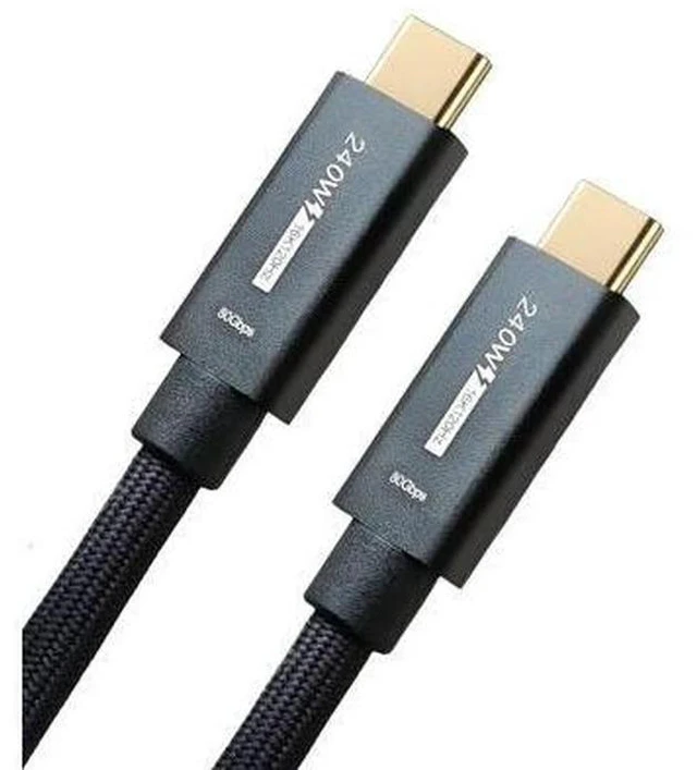 Main image of USB C Cable 4ft Thunderbolt 5/4 Supported 80Gbps Data Transfer 240W Fast Charging Up to 120Gbps Bandwidth Compatible with 8K/4K Display for iPhone 17/16/15 Pro Max Plus MacBook
