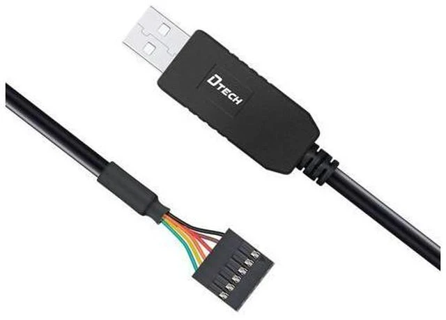 Alt view image 5 of 7 - DTECH 6ft USB to TTL Serial Cable 3.3V 6 Pin UART Adapter Genuine FTDI FT232RL Chip Debug Cord Compatible with Windows 11 10 8 7 Linux MAC OS 6Pin 3v3 Level Signal 2.54mm Dupont Female Header