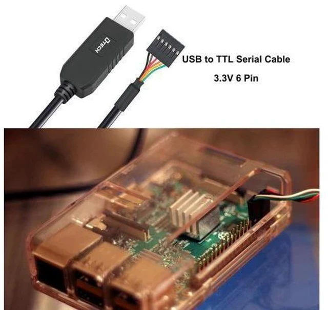 Alt view image 4 of 7 - DTECH 6ft USB to TTL Serial Cable 3.3V 6 Pin UART Adapter Genuine FTDI FT232RL Chip Debug Cord Compatible with Windows 11 10 8 7 Linux MAC OS 6Pin 3v3 Level Signal 2.54mm Dupont Female Header