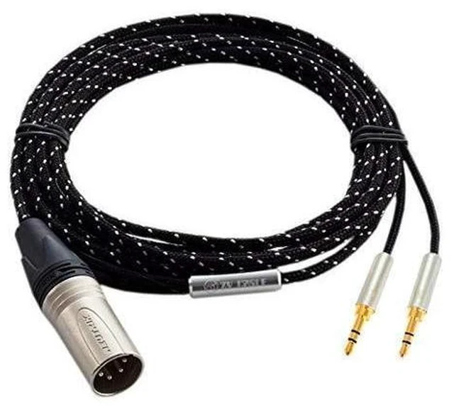 Alt view image 7 of 7 - Cable ZY-271 4-Pin XLR Plug Cable T5P T1 Z7 Headphone Extension Cords Upgrade Cable