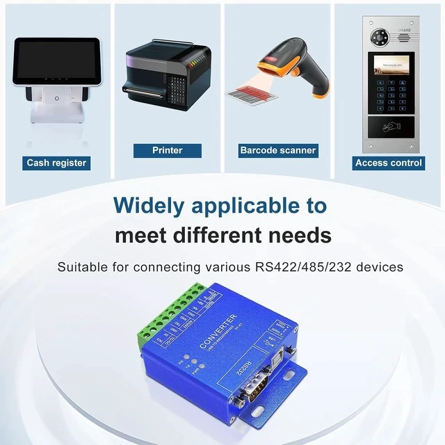 Alt view image 7 of 7 - USB to RS485 RS422 RS232 Triple-Function Serial Protocol Converter RS232 DB9 Male Connector Industrial Digital Isolated Converter Support Win9 8 7/XP/ista/Mac/Linux