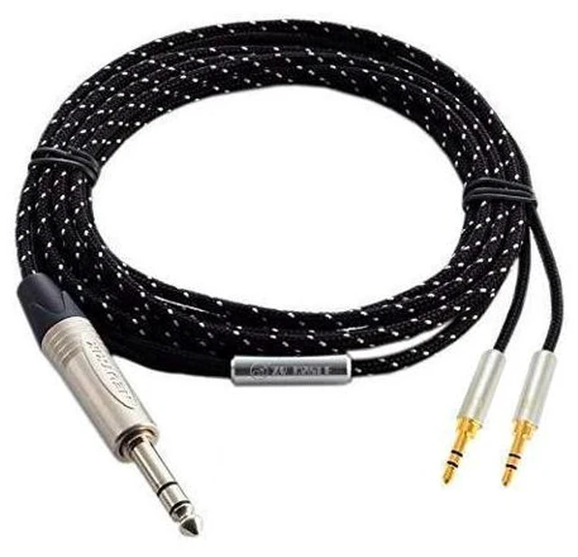 Alt view image 3 of 5 - Cable ZY-272 6.35mm Plug Cable T5P T1 Z7 Headphone Extension Cords Upgrade Cable