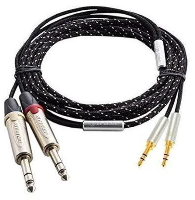 Alt view image 7 of 7 - Cable ZY-274 2TRS Balance Plug Cable T5P T1 Z7 Headphone Extension Cords Upgrade Cable