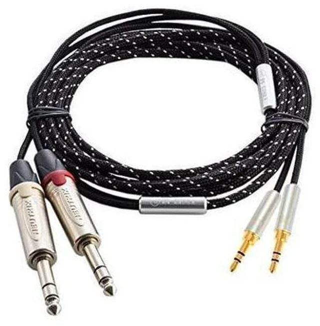 Alt view image 4 of 7 - Cable ZY-274 2TRS Balance Plug Cable T5P T1 Z7 Headphone Extension Cords Upgrade Cable