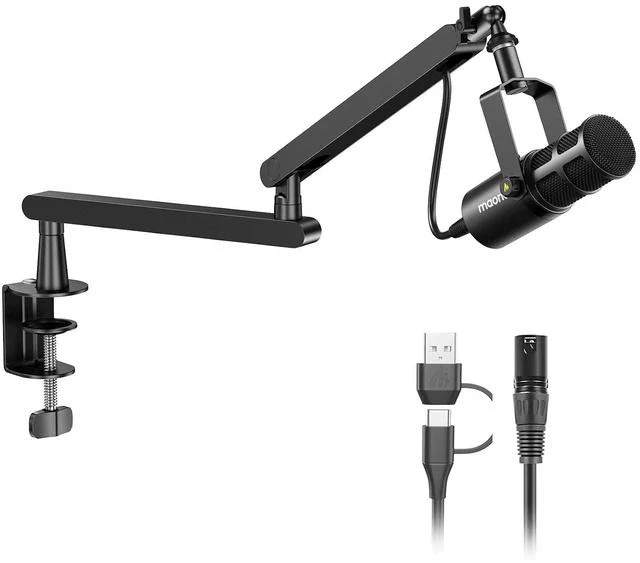Main image of PD400X Dynamic Microphone with BA92 Boom Arm Bundle for Podcast, Studio, Streaming, Recording, Vocal