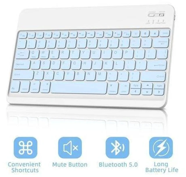 Alt view image 5 of 7 - GOKOCO iPad Air 13 inch M2 2024 Case with Keyboard-Keyboard Case for iPad Pro 12.9 inch 6th/5th/4th/3rd Generation with Pencil Holder,Wireless Detachable Keyboard,Auto Sleep/Wake Function-Blue