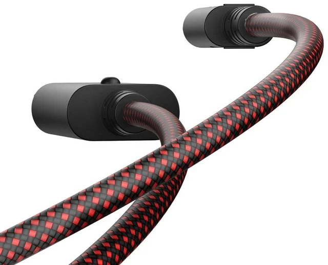 Alt view image 3 of 7 - USB-C Cable for G7 SE, G7, T4 Kaleid (Black & Red)