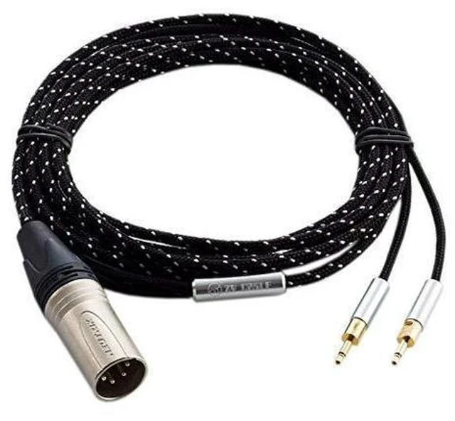 Alt view image 6 of 7 - Cable ZY-039 4-Pin XLR Balance Plug Cable HD700 HE400i Headphone Extension Cords Upgrade Cable