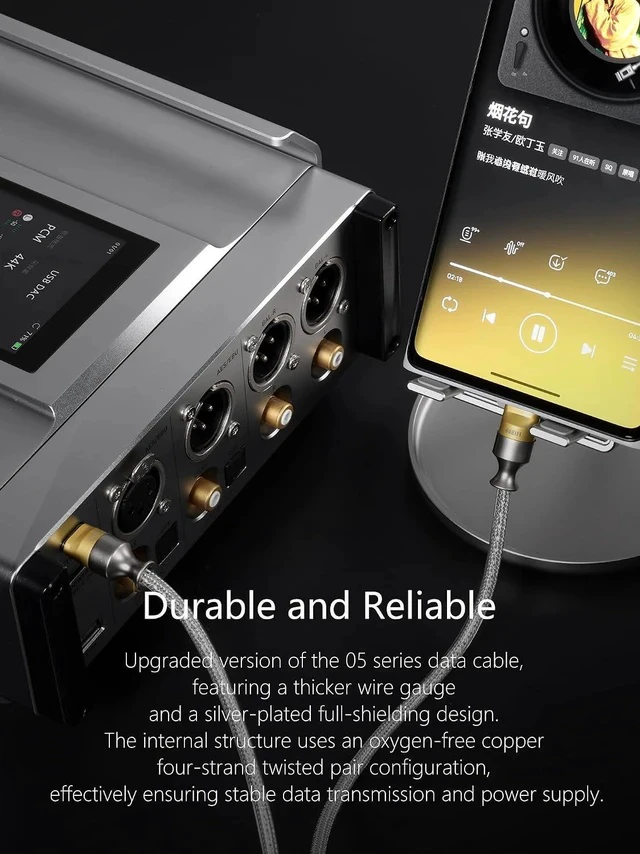 Alt view image 5 of 7 - TC05 M2 USB-C 2.0 to USB-C OTG 9 cm Decoding Data Cable