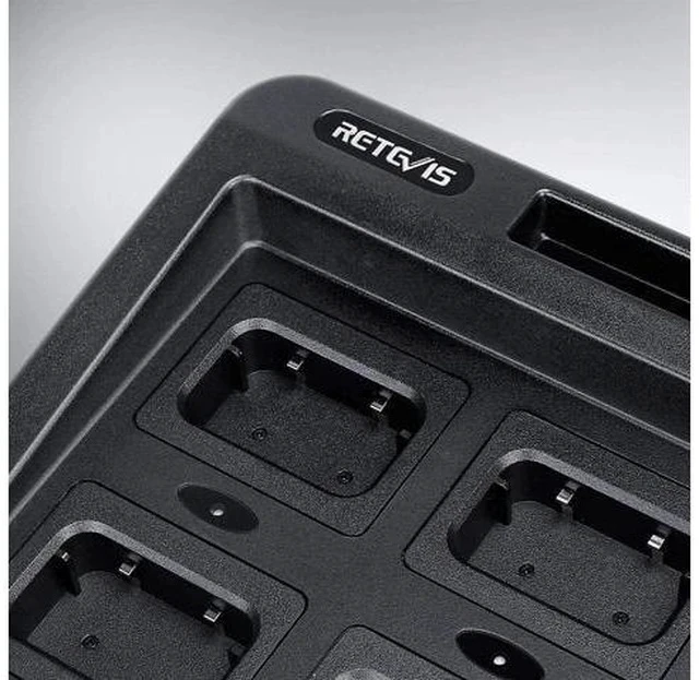 Alt view image 6 of 7 - Retevis RT29 Ailunce HD1 Walkie Talkie Six-Way Charger, Practical Multi Charger Compatible with Retevis RT29 RB23 Ailunce HD1 Two Way Radio (1 Pack)