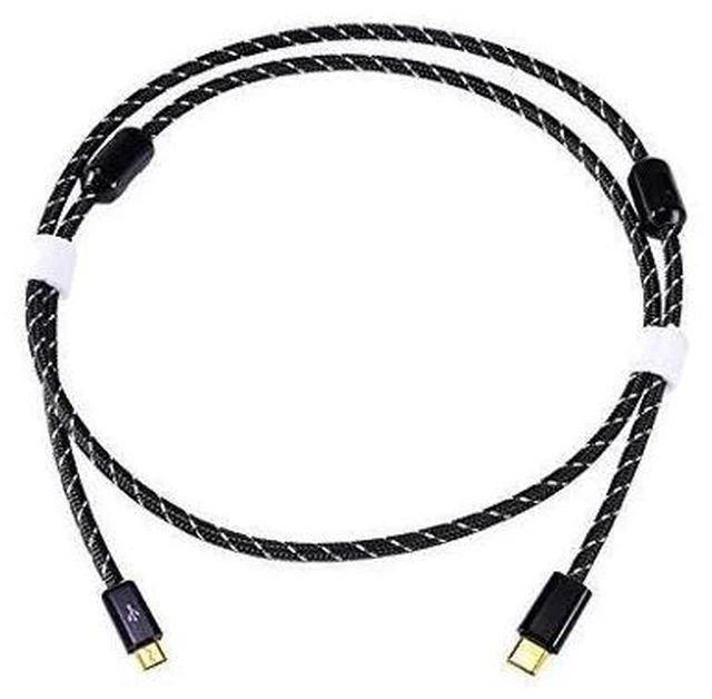 Alt view image 5 of 7 - Cable ZY-371 USB Cables Male to Male Micro to Type-C Audio Cables 1M