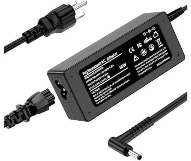 Main image of Charger Compatible with HP Laptop Charger 65W 45W Computer Charger Smart Blue Tip Power Adapter 6FT AC Cord