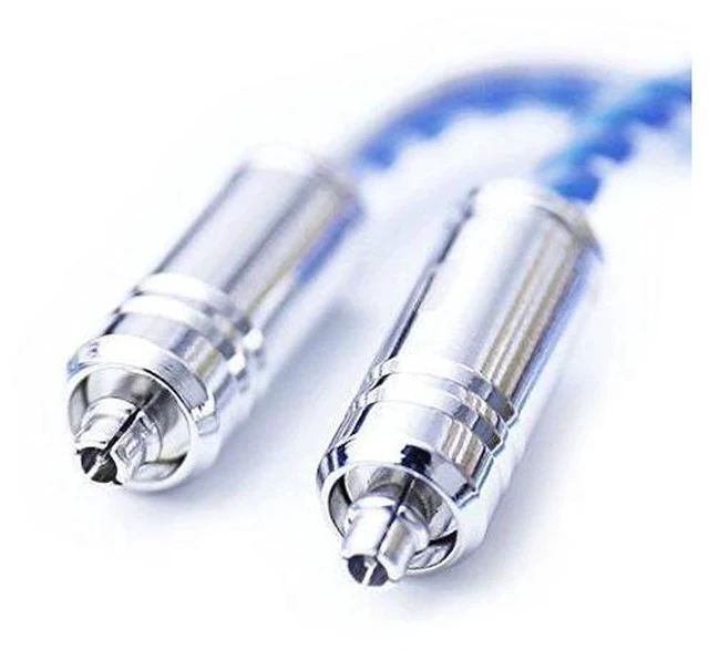 Alt view image 2 of 5 - HiFi Cable SE215 315 425 535 Four-core Twisted Silver Plated OFC Upgrade Cable ZY-065 Blue