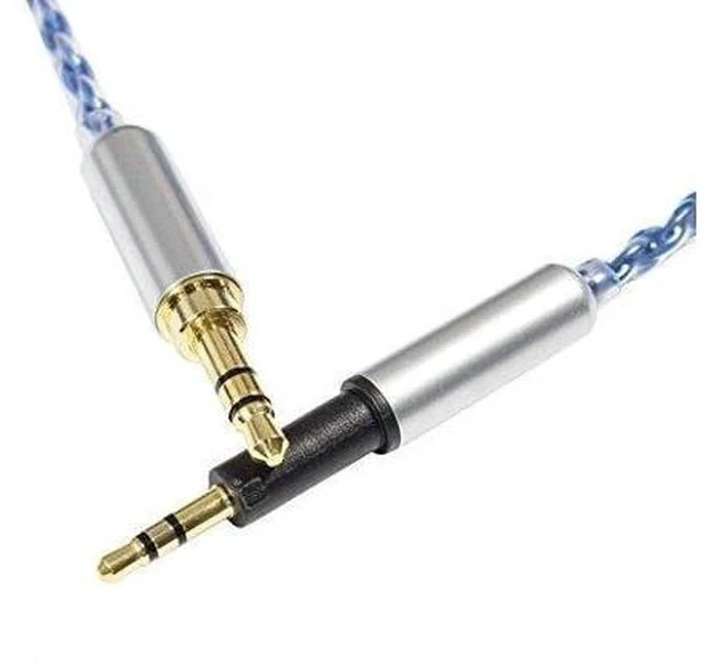 Alt view image 2 of 2 - HiFi Cable K450 Q460 K451 K480 6N OCC Upgrade Cable ZY-061 Blue