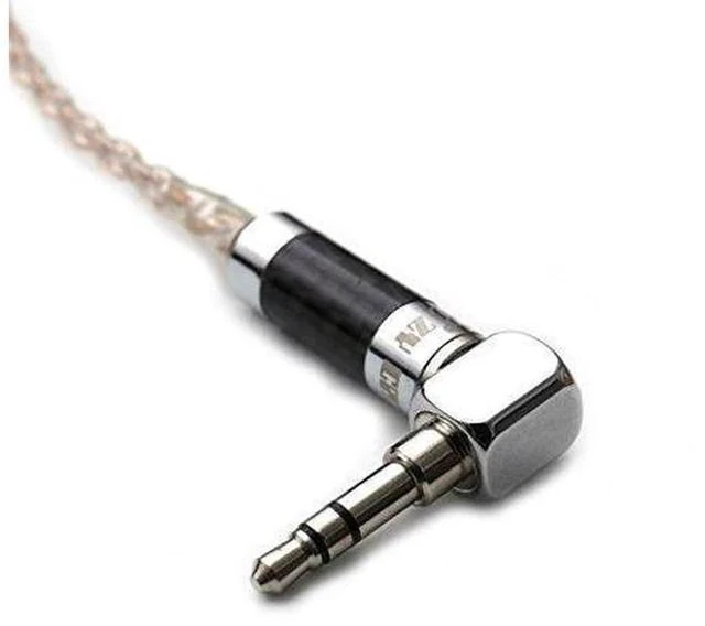 Alt view image 4 of 5 - HiFi Cable 3.5mm Male to 3.5mm Male Earphone Upgrade Cable ZY-200 (Golden)