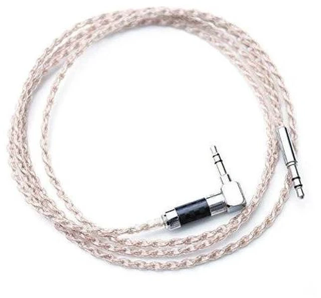 Alt view image 5 of 5 - HiFi Cable 3.5mm Male to 3.5mm Male Earphone Upgrade Cable ZY-200 (Golden)