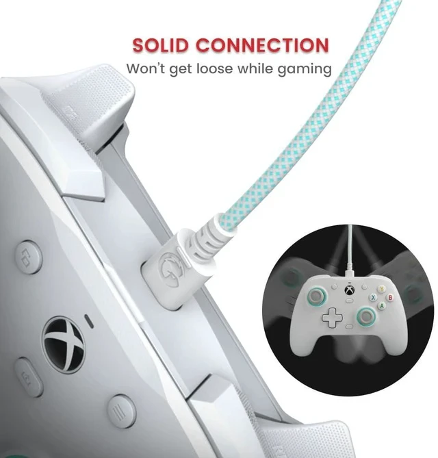 Alt view image 5 of 7 - USB-C Cable for G7 SE, G7, T4 Kaleid (White & Cyan)