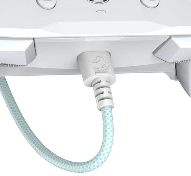 Alt view image 6 of 7 - USB-C Cable for G7 SE, G7, T4 Kaleid (White & Cyan)