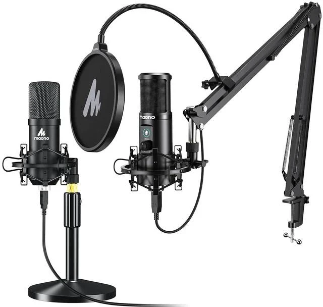 Main image of USB Microphone Kit 192KHZ/24BIT Professional Condenser Computer PC Mic Podcast Streaming Cardioid Mi