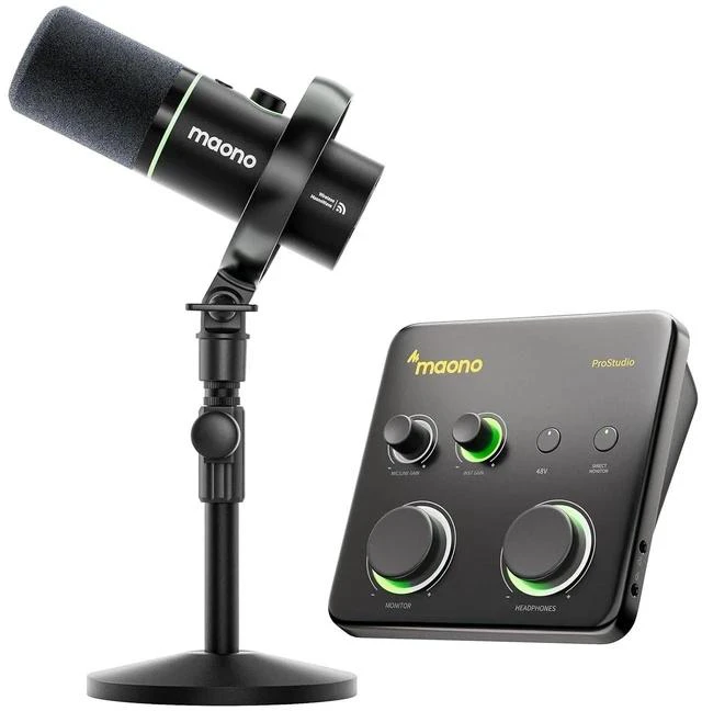 Main image of PD200W & P1 Studio Recording Equipment Include Interface & Microphone for Create