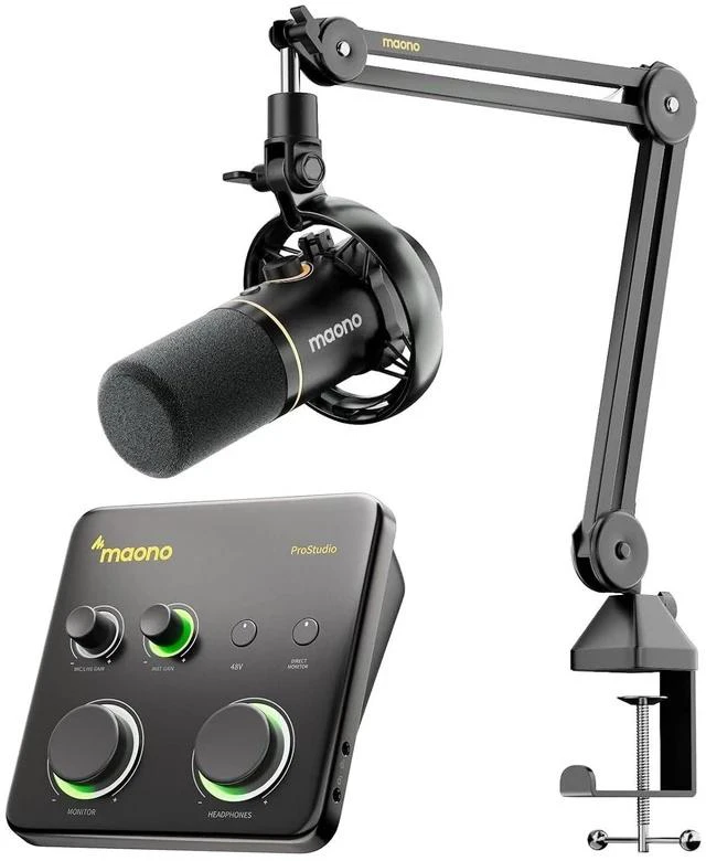 Main image of PD200WS & P1 Studio Recording Equipment Include Interface & Microphone for Create