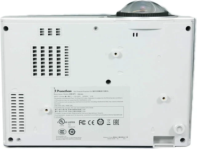 Alt view image 3 of 3 - Promethean PRM-45A DLP Projector Short-Throw 3600 Lumens 2HDMI