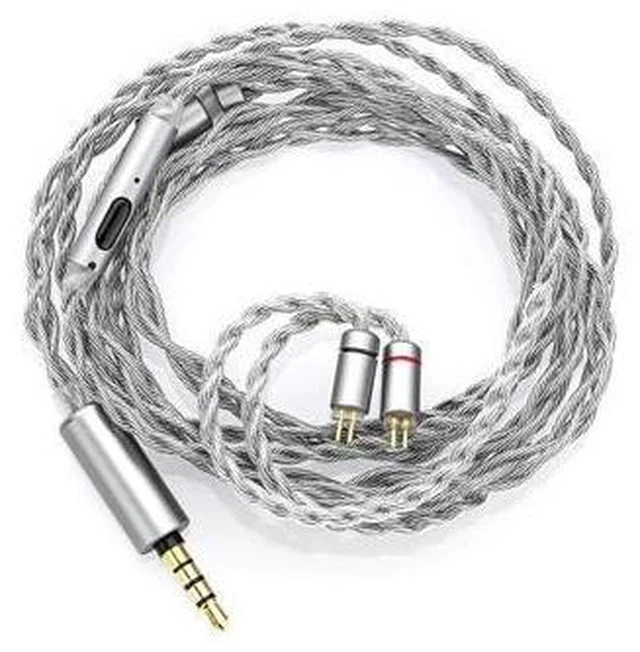 Alt view image 2 of 7 - MC2 Microphone Upgrade Cable 3.5mm 0.78mm 2pin Earphone Upgrade Cable