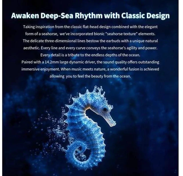 Alt view image 7 of 7 - Seahorse Pro Flagship 14.2mm Large Dynamic Driver Flat-Head Earbuds in-Ear Earphones with 0.78 2pin Replaceable Cable (4.4mm)