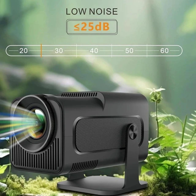 Alt view image 7 of 7 - Mini Projector, 4K 1080P Support Portable Projector with 2.4G 5G Wi Fi BT, 180° Rotatable Outdoor Projector Supported 10000 Lumens, Auto Keystone, for Phone, PC, Laptop (US Plug)
