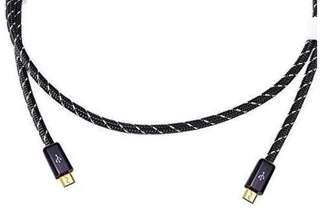 Alt view image 3 of 6 - Cable ZY-372 USB Cables Male to Male Micro to Micro Audio Cables 1M