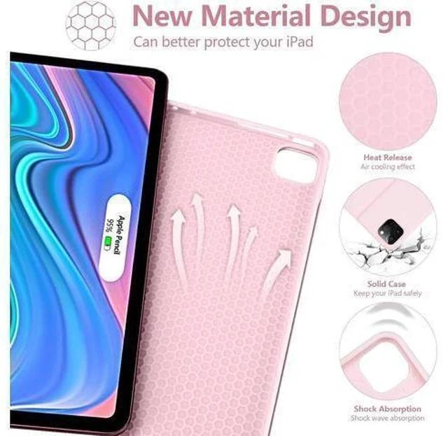 Alt view image 4 of 7 - iPad Keyboard Case for iPad Pro 12.9 inch (5th, 6th Generation) & NEW iPad Air 13 inch M2 (Only Applies to 3 iPads Model) - Wireless Detachable Keyboard- Pencil Holder, with Auto Sleep/Wake Function
