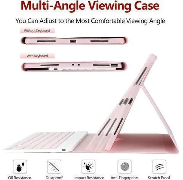 Alt view image 6 of 7 - iPad Keyboard Case for iPad Pro 12.9 inch (5th, 6th Generation) & NEW iPad Air 13 inch M2 (Only Applies to 3 iPads Model) - Wireless Detachable Keyboard- Pencil Holder, with Auto Sleep/Wake Function