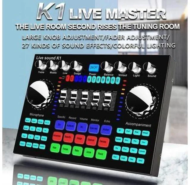 Main image of K Song Anchor Professional Pci External USB Live Sound Card Studio Record Audio Interface For Pc and Cell Phone Mobile