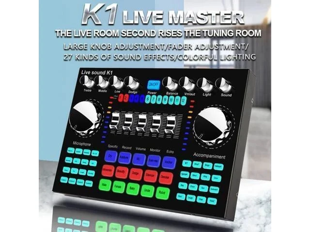 Alt view image 6 of 7 - K Song Anchor Professional Pci External USB Live Sound Card Studio Record Audio Interface For Pc and Cell Phone Mobile