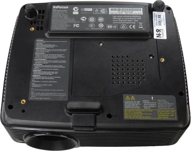 Alt view image 2 of 2 - InFoucs IN104 Portable DLP Projector, 3D ready, XGA, 2700 Lumens