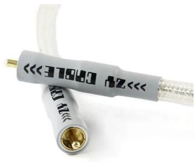 Alt view image 4 of 5 - HiFi Digital Coaxial Cable RCA 75ohms Single Crystal Copper OCC Composite Cable 1M
