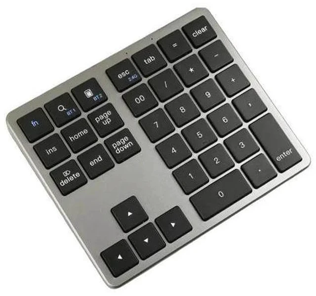 Main image of 35 Key Digital Keypad Wireless BT Dual Mode Numeric Keypad Silent Mobile Phone Computer Compatible Numeric Keyboard